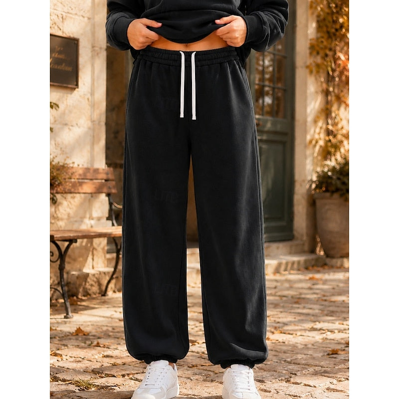 Heidi | Jogger-Cuff Drawstring Relaxed Sweatpants for Fall