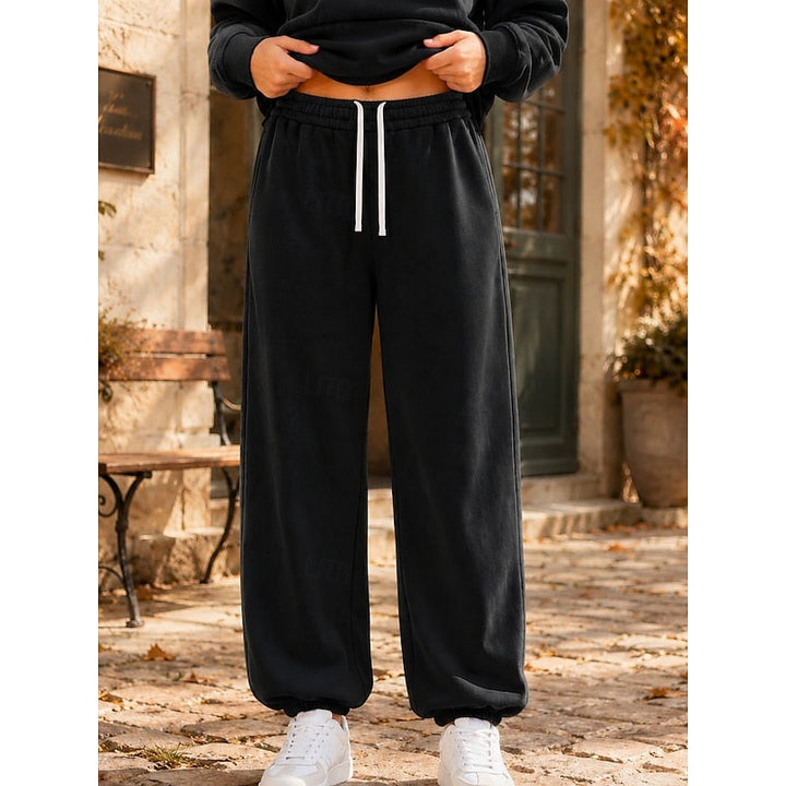 Heidi | Jogger-Cuff Drawstring Relaxed Sweatpants for Fall