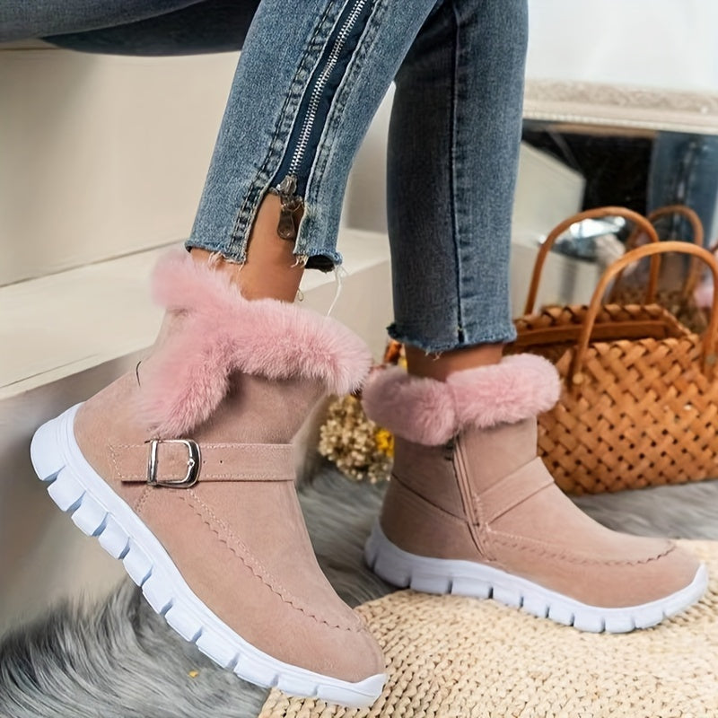 Holly | Plush-Lined Waterproof Ankle Winter Boots
