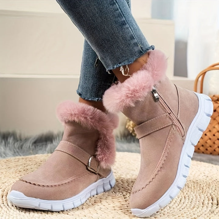 Holly | Plush-Lined Waterproof Ankle Winter Boots
