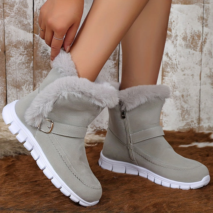 Holly | Plush-Lined Waterproof Ankle Winter Boots