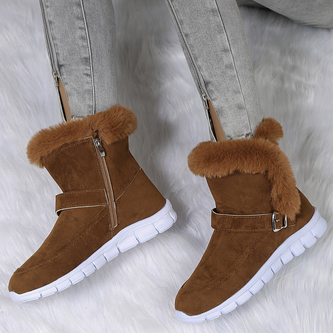Holly | Plush-Lined Waterproof Ankle Winter Boots