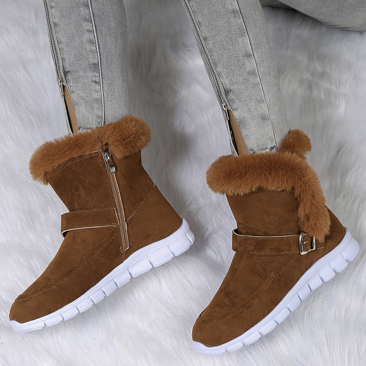 Holly | Plush-Lined Waterproof Ankle Winter Boots