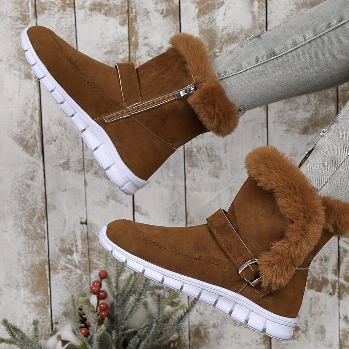 Holly | Plush-Lined Waterproof Ankle Winter Boots