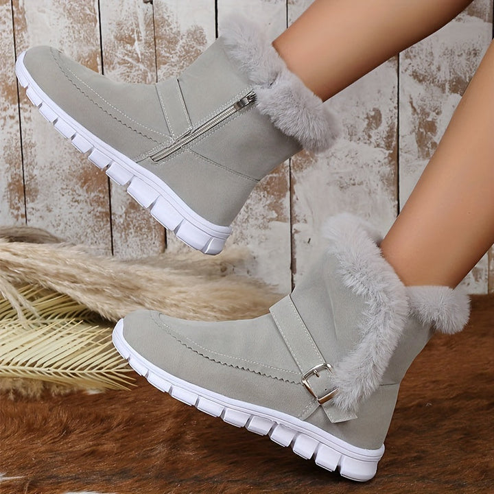 Holly | Plush-Lined Waterproof Ankle Winter Boots
