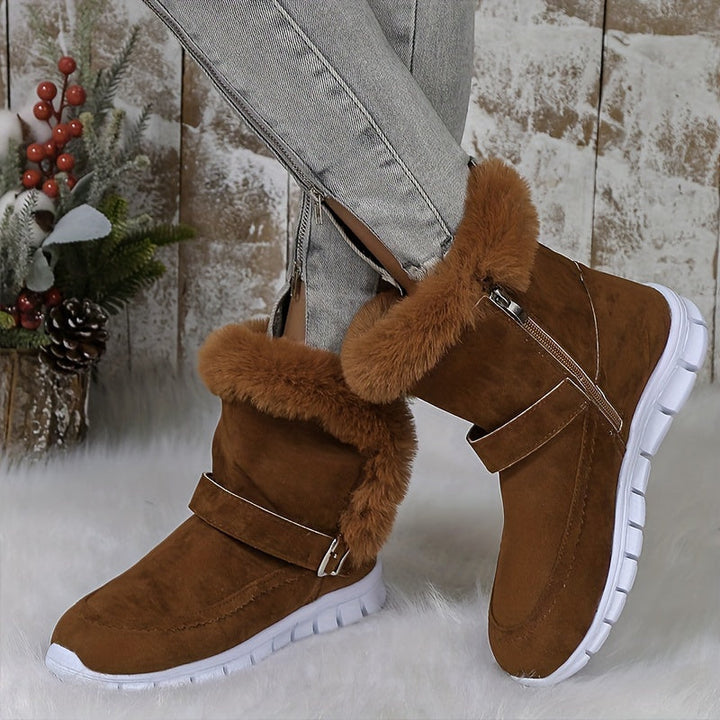 Holly | Plush-Lined Waterproof Ankle Winter Boots