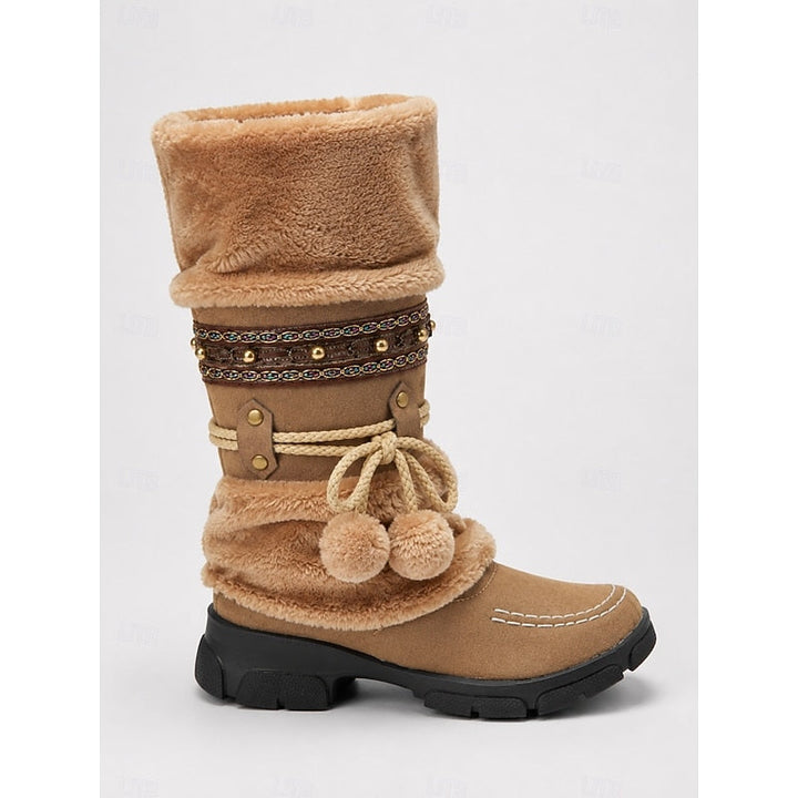 Hannah | Faux Fur-Lined Waterproof Boho Winter Boots