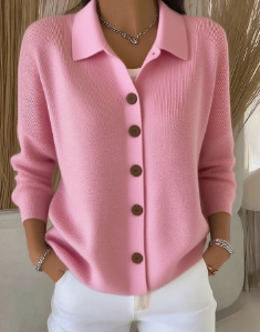 Sienna | Button-Up Collared Cardigan