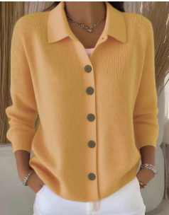 Sienna | Button-Up Collared Cardigan