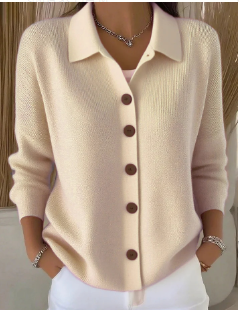Sienna | Button-Up Collared Cardigan