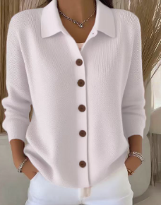 Sienna | Button-Up Collared Cardigan