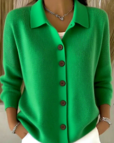 Sienna | Button-Up Collared Cardigan