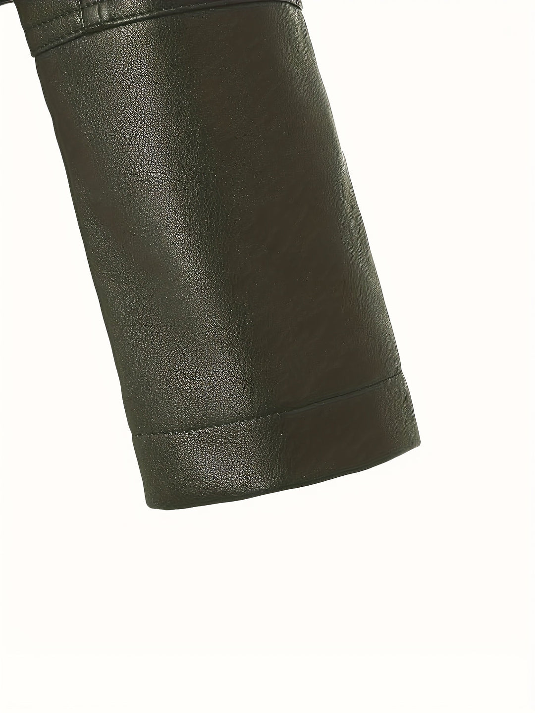 Lacey | Asymmetric-Zip Faux-Leather Biker Jacket