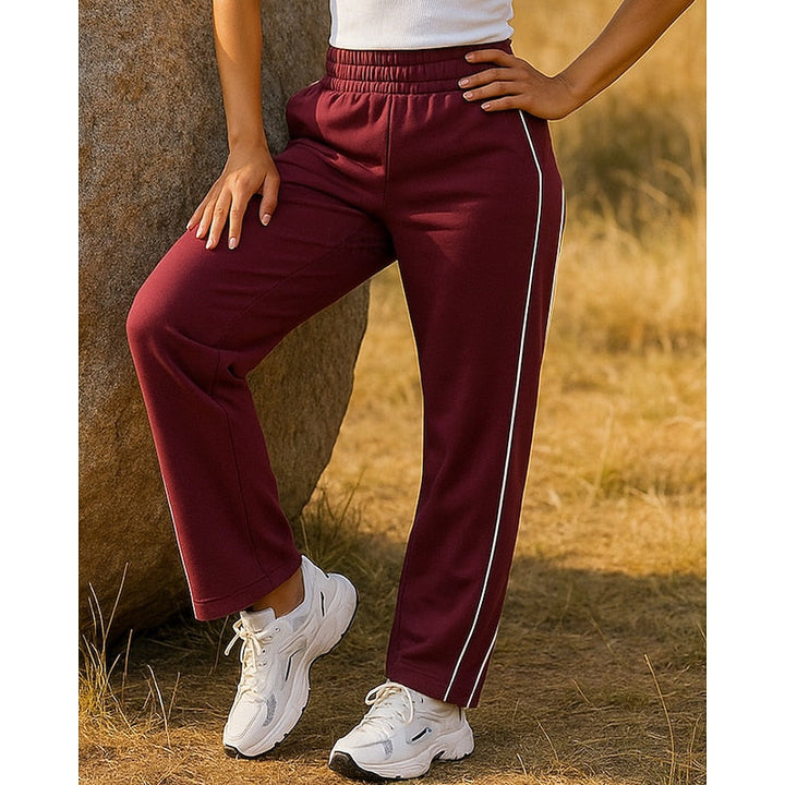 Lydia | Side-Stripe High-Waisted Straight-Leg Sweatpants
