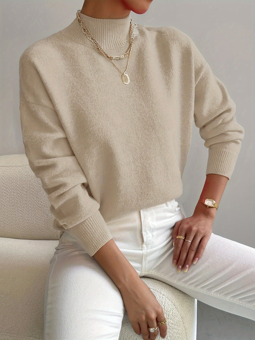Kimberly | Slim-Fit Classic Turtleneck Sweater