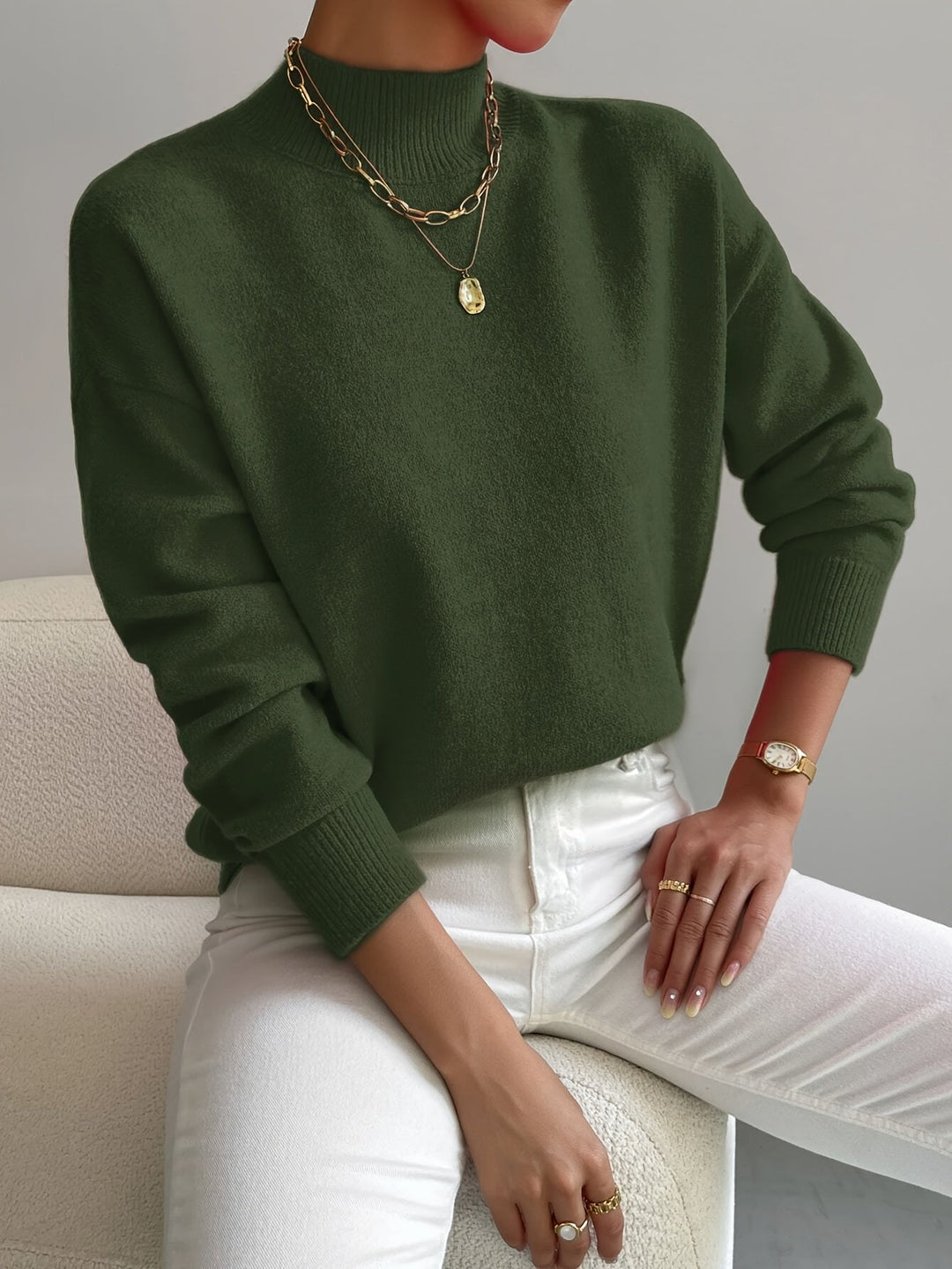Kimberly | Slim-Fit Classic Turtleneck Sweater