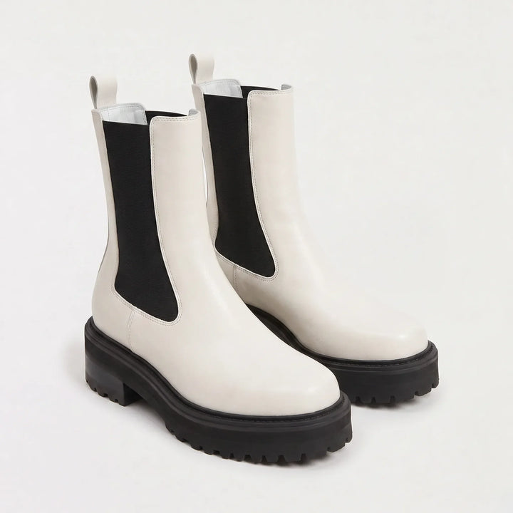 Marissa | Lug-Sole Platform Chelsea Boots