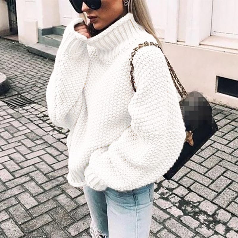 Shirley | Oversized Chunky-Knit Turtleneck Sweater for Winter