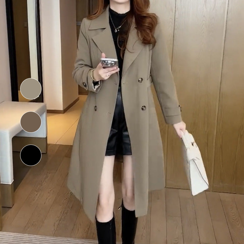Stella | Waist-Defining Belted Trench Coat