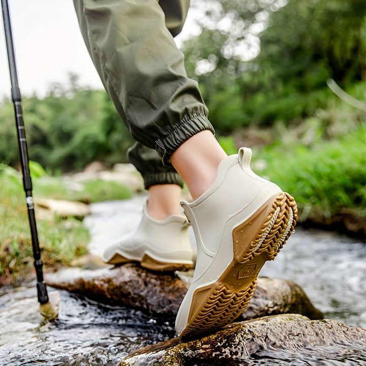 Kelsey | Waterproof Slip-On Ankle Rain Boots