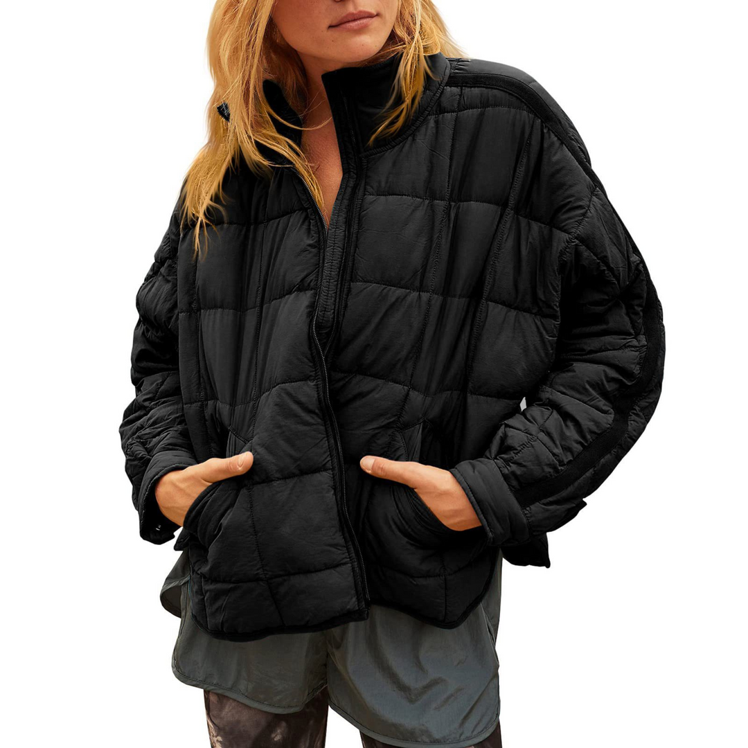 Wendy | Stand-Collar Lightweight Puffer Jacket