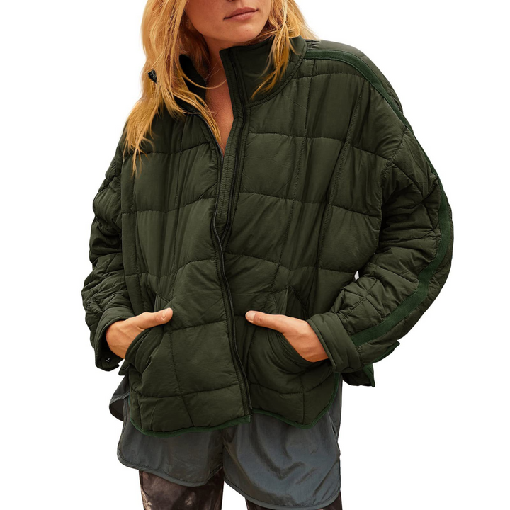 Wendy | Stand-Collar Lightweight Puffer Jacket