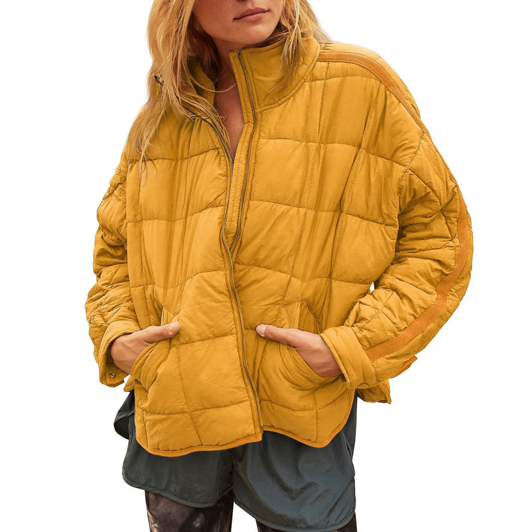 Wendy | Stand-Collar Lightweight Puffer Jacket