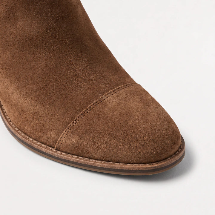 Kayla | Knee-High Suede Block-Heel Boots