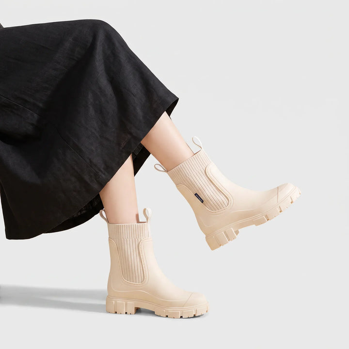 Vanessa | Waterproof Lug-Sole Chelsea Boots for Fall