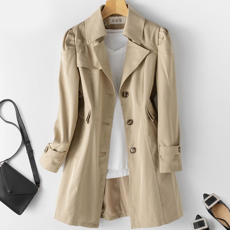 Hope | Single-Breasted Longline Trench Coat