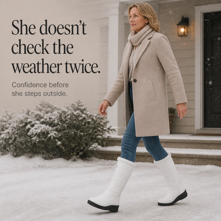 Brooke | Fleece-Lined Drawstring Knee-High Snow Boots